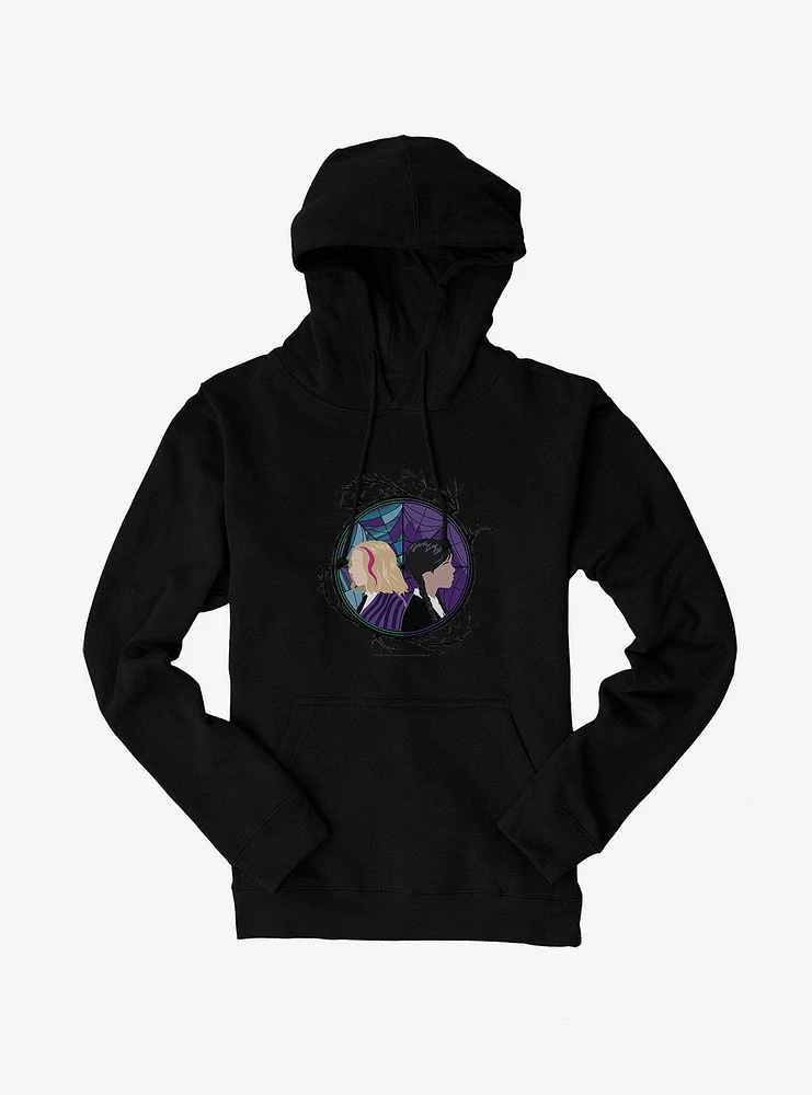 Wednesday TV Series Enid And Portrait Hoodie