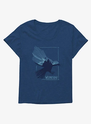 Wednesday TV Series Raven Girls T-Shirt Plus