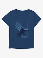 Wednesday TV Series Raven Girls T-Shirt Plus