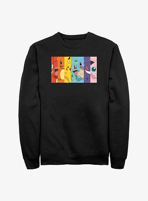 Pokemon Rainbow Panels Sweatshirt