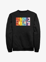 Pokemon Rainbow Panels Sweatshirt