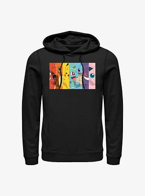 Pokemon Rainbow Panels Hoodie