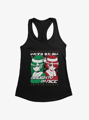 Christmas Anime Naughty Or Nice Girls Tank