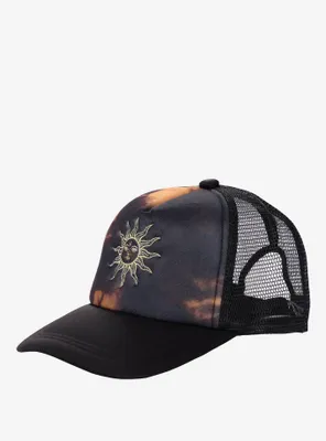 Sun Tie-Dye Trucker Hat
