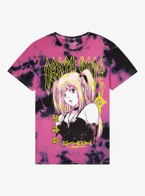 Death Note Misa Tie-Dye Boyfriend Fit Girls T-Shirt
