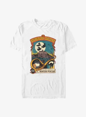 Disney Hocus Pocus Night Time Fly Poster T-Shirt