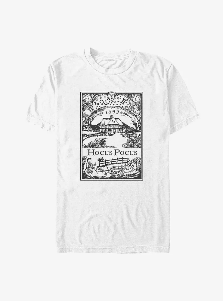 Disney Hocus Pocus Sanderson House Vintage Poster T-Shirt