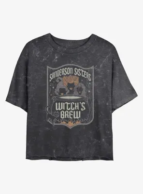 Disney Hocus Pocus Witch's Brew Mineral Wash Womens Crop T-Shirt