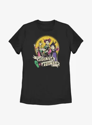 Disney Hocus Pocus Sanderson Sisters Badge Womens T-Shirt