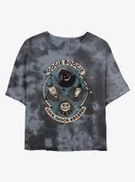 Disney The Nightmare Before Christmas Oogie Boogie and Lock, Shock, & Barrel Tie-Dye Womens Crop T-Shirt