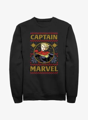 Marvel Captain Ugly Christmas Sweatshirt