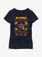 Marvel Doctor Strange Sorcerer Supreme Ugly Christmas Youth Girls T-Shirt