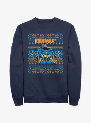 Marvel Thanos Ugly Christmas Sweatshirt