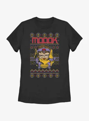 Marvel Modok Ugly Christmas Womens T-Shirt