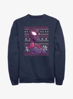 Marvel Spider-Man Miles Morales Ugly Christmas Sweatshirt