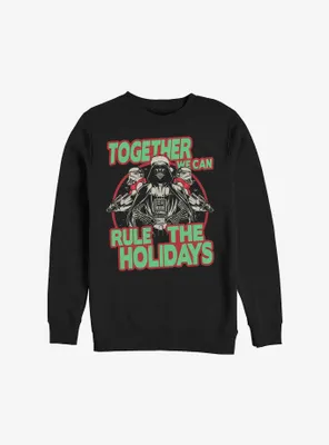 Star Wars Darth Vader Rule The Holidays Sweatshirt