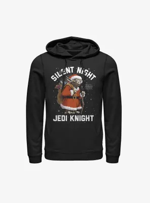 Star Wars Santa Yoda Silent Night Jedi Knight Hoodie