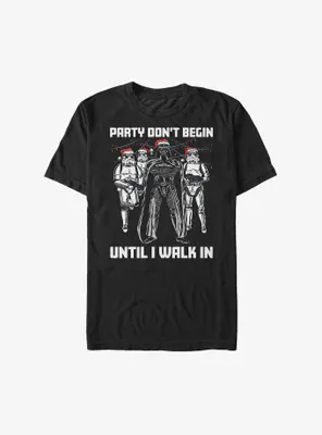 Star Wars Darth Vader Party Don't Begin T-Shirt