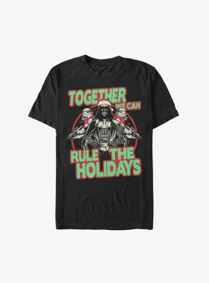 Star Wars Darth Vader Rule The Holidays T-Shirt