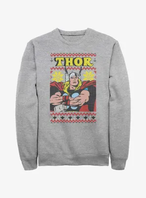 Marvel Thor Asgardian Ugly Christmas Sweatshirt