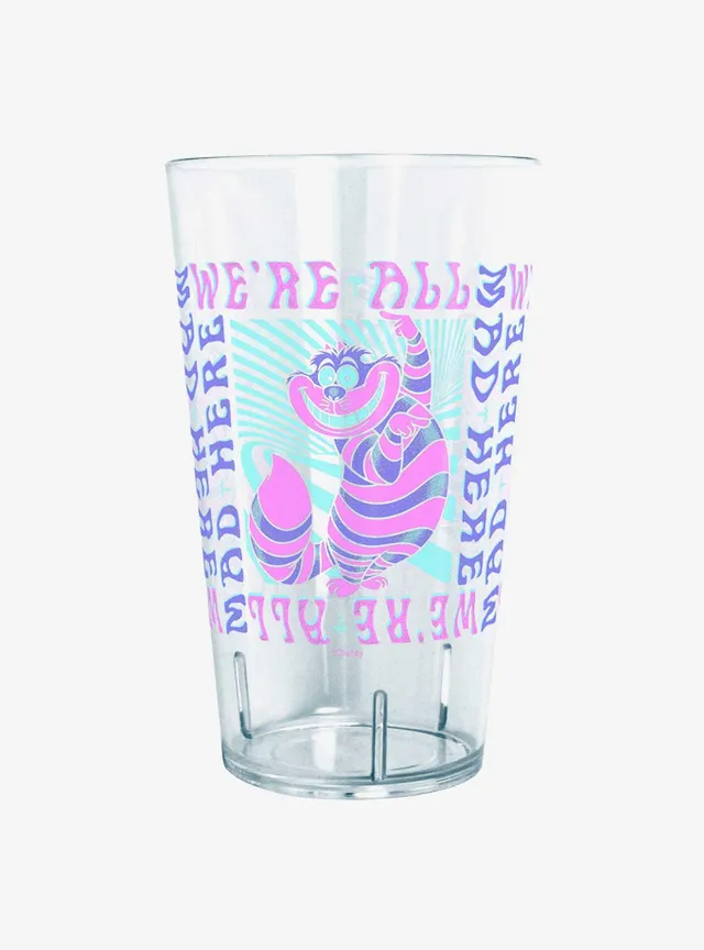 Alice in Wonderland Cheshire Cat We're All Mad Here Tumbler Cup 20oz