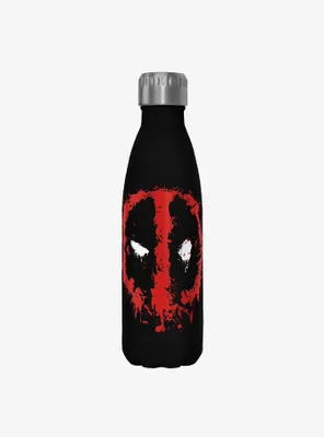 Marvel Deadpool Splatter Icon Stainless Steel Water Bottle