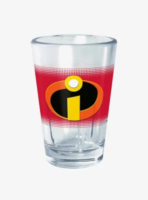 Disney Pixar The Incredibles Logo Mini Glass