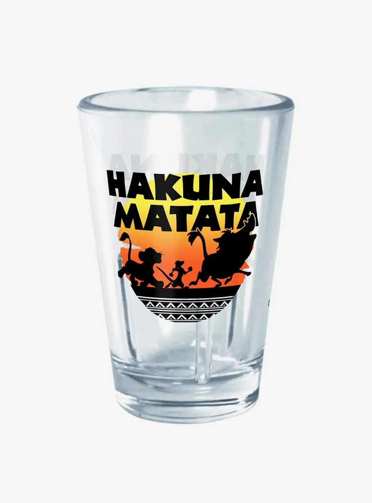 Disney The Lion King Sunset Hakuna Mini Glass