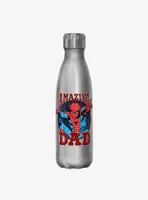 Marvel Spider-Man Amazing Dad Stainless Steel Water Bottle