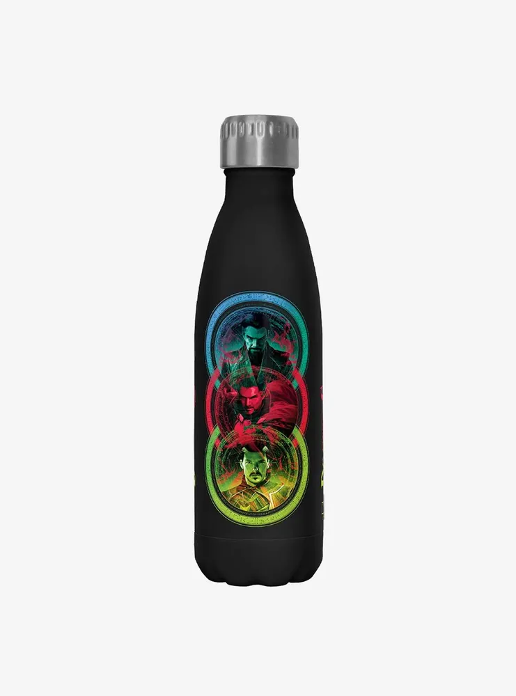 Marvel Doctor Strange in the Multiverse of Madness Trio Fade Stainless Steel Water Bottle