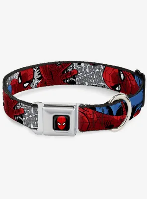 Marvel Spider-Man Action Escape Seatbelt Buckle Pet Collar