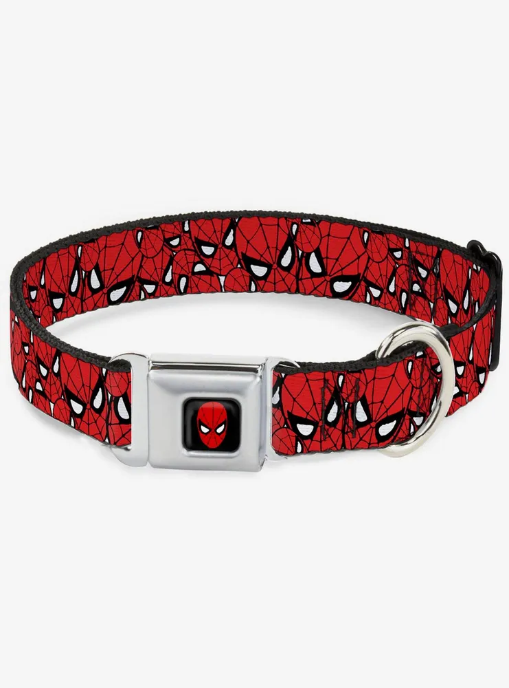 Marvel Spider-Man Stacked Seatbelt Buckle Pet Collar