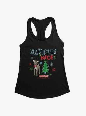 Santa Claus Is Comin' To Town! Naughty Or Nice? Girls Tank