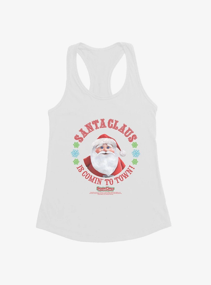 Santa Claus Is Comin' To Town! Girls Tank