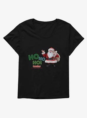 Santa Claus Is Comin' To Town! Ho Ho! Girls T-Shirt Plus