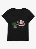 Santa Claus Is Comin' To Town! Ho Ho! Girls T-Shirt Plus