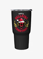 Stranger Things Have A Hellfire Christmas Travel Mug