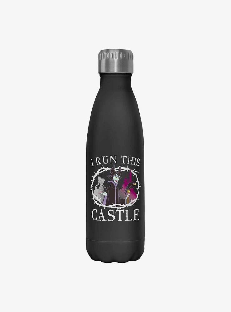 Disney Villains Maleficent I Run This Castle Water Bottle