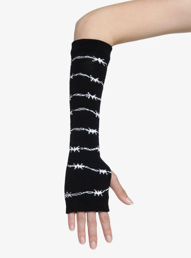 Hot Topic Barbed Wire Arm Warmers