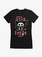 Skelanimals Have A Puuurfect Christmas Girls T-Shirt