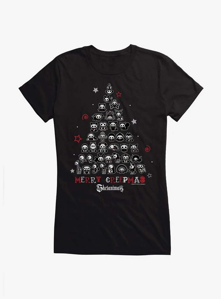 Skelanimals Merry Creepmas Girls T-Shirt