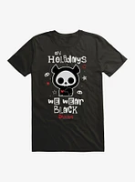 Skelanimals On Holidays We Wear Black T-Shirt