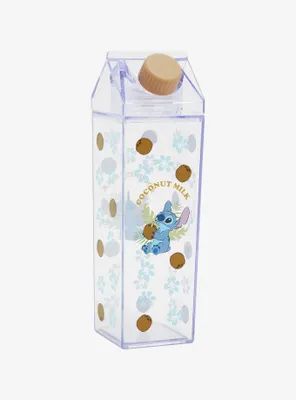 Disney Lilo & Stitch Coconut Milk Carton Water Bottle 