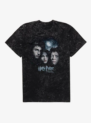 Harry Potter and the Prisoner of Azkaban Movie Poster Mineral Wash T-Shirt