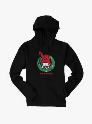 My Melody Happy Holidays Christmas Wreath Hoodie