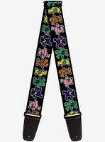 Grateful Dead Dancing Bears Guitar Strap