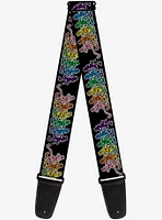 Grateful Dead Dancing Skeletons Guitar Strap