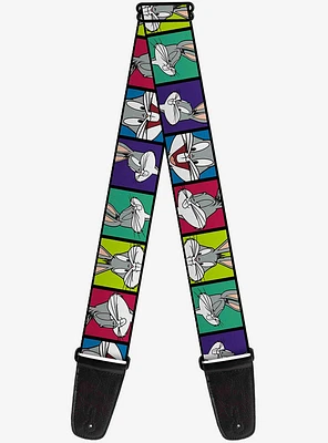 Looney Tunes Bugs Bunny Expression Blocks Guitar Strap