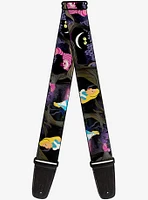 Disney Alice in Wonderland Cheshire Cat Scenes Guitar Strap