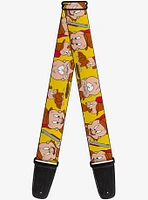 Looney Tunes Elmer Fudd Expressions Guitar Strap